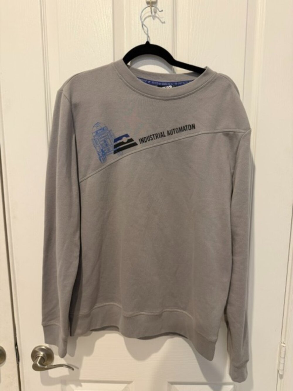 Star Wars Galaxy’s Edge Droid Depot Sweatshirt Men’s M Gray Disney Parks